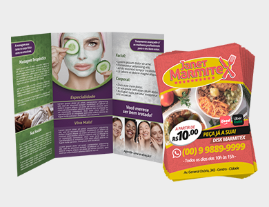 Flyer, Folde e Panfletos